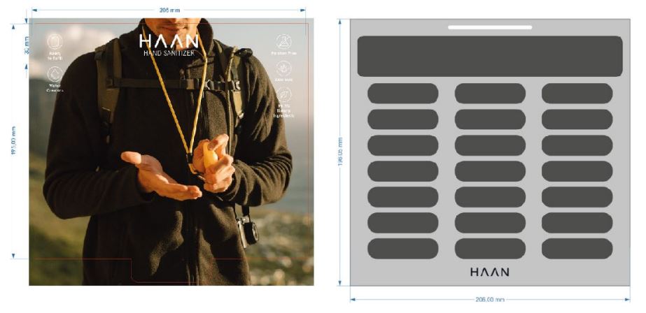 DISPLAY SANITIZER/CLEANSER 3X7
