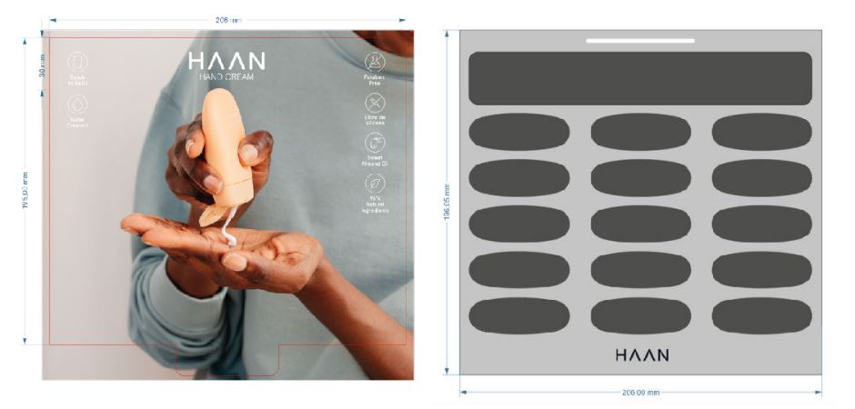 DISPLAY HAND CREAM 3X5